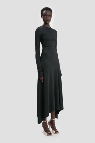 Robe midi noire
