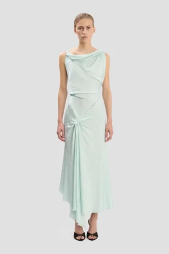 robe midi posy en bleu aquamarine 1 330x495 - Robe midi Posy en bleu aquamarine