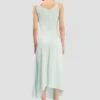 Robe midi Posy en bleu aquamarine Robe midi Posy en bleu aquamarine