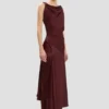 Robe midi Posy en bordeaux Robe midi Posy en bordeaux