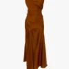 Robe midi Posy en bronze Robe midi Posy en bronze