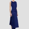 Robe midi Posy en indigo vif Robe midi Posy en indigo vif