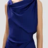 Robe midi Posy en indigo vif Robe midi Posy en indigo vif