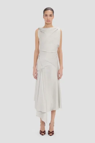 Robe midi Posy en magnésium