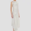 Robe midi Posy en magnésium Robe midi Posy en magnésium