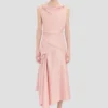 Robe midi Posy en rose poudré Robe midi Posy en rose poudré