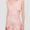 Robe midi Posy en rose poudré Robe midi Posy en rose poudré