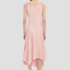 Robe midi Posy en rose poudré Robe midi Posy en rose poudré