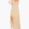 Robe smockée couleur grès Robe smockée couleur grès