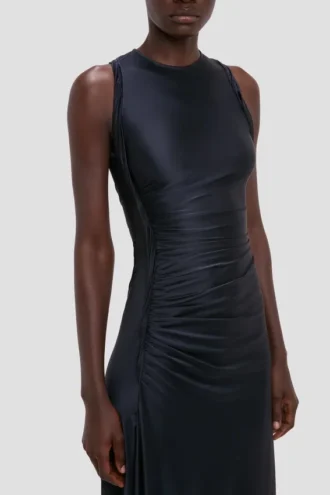 Robe Twist bleu marine