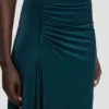 Robe Twist en bleu canard foncé Robe Twist en bleu canard foncé