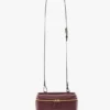 Sac à bandoulière Vanity en cuir bordeaux Sac à bandoulière Vanity en cuir bordeaux