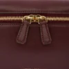 Sac à bandoulière Vanity en cuir bordeaux Sac à bandoulière Vanity en cuir bordeaux