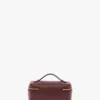 Sac à bandoulière Vanity en cuir bordeaux Sac à bandoulière Vanity en cuir bordeaux