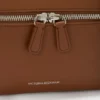 Sac à bandoulière Vanity en cuir brun foncé Sac à bandoulière Vanity en cuir brun foncé