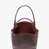 Sac cabas The Victoria en cuir bordeaux Sac cabas The Victoria en cuir bordeaux