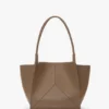 Sac cabas The Victoria en cuir gris tourterelle Sac cabas The Victoria en cuir gris tourterelle