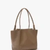 Sac cabas The Victoria en cuir gris tourterelle Sac cabas The Victoria en cuir gris tourterelle