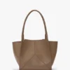 Sac cabas The Victoria en cuir gris tourterelle Sac cabas The Victoria en cuir gris tourterelle