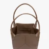 Sac cabas The Victoria en cuir gris tourterelle Sac cabas The Victoria en cuir gris tourterelle
