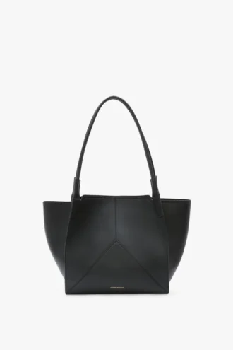 Sac cabas Victoria en cuir noir