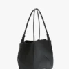 Sac cabas Victoria en cuir noir Sac cabas Victoria en cuir noir