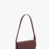 Sac de poche Dorian en cuir bordeaux Sac de poche Dorian en cuir bordeaux