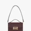 Sac Dorian en cuir bordeaux Sac Dorian en cuir bordeaux