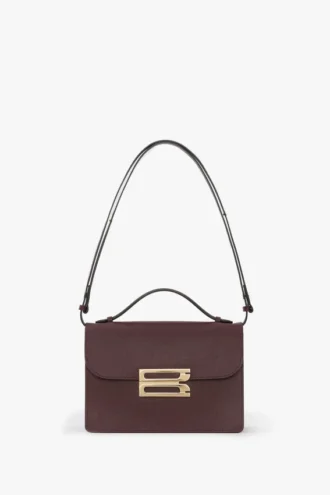 Sac Dorian en cuir bordeaux