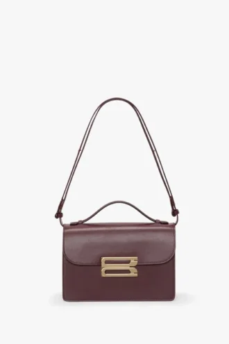 Sac Dorian en cuir bordeaux