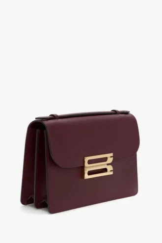 Sac Dorian en cuir bordeaux