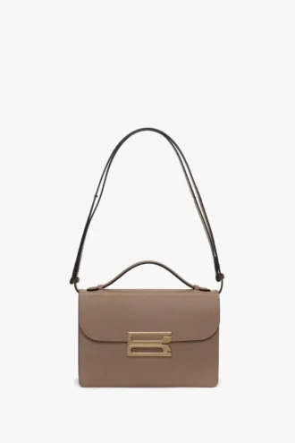 Sac Dorian en cuir gris tourterelle Sac Dorian en cuir gris tourterelle