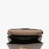 Sac Dorian en cuir gris tourterelle Sac Dorian en cuir gris tourterelle