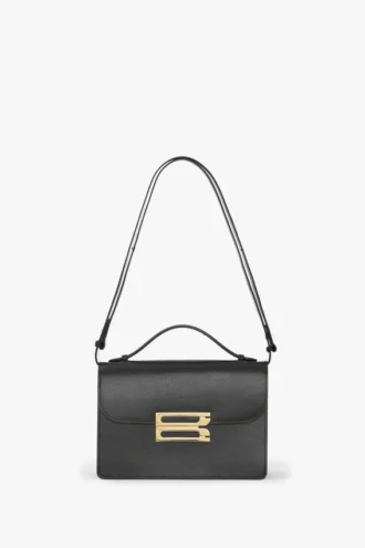 Sac Dorian en cuir noir