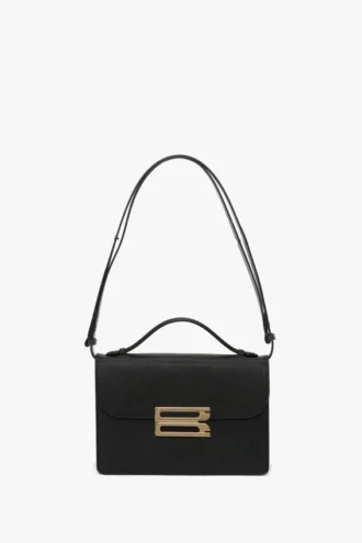 Sac Dorian en cuir noir