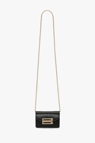 Sac Dorian micro en cuir noir