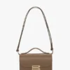 Sac Dorian petit format en cuir gris tourterelle Sac Dorian petit format en cuir gris tourterelle