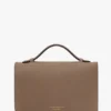 Sac Dorian petit format en cuir gris tourterelle Sac Dorian petit format en cuir gris tourterelle