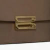Sac Dorian petit format en cuir gris tourterelle Sac Dorian petit format en cuir gris tourterelle