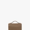 Sac Dorian petit format en cuir gris tourterelle Sac Dorian petit format en cuir gris tourterelle