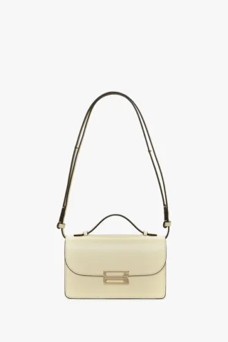 Sac Dorian petit format en cuir ivoire
