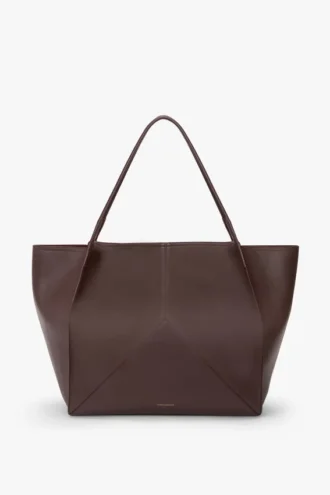 Sac fourre-tout de voyage The Victoria en cuir bordeaux