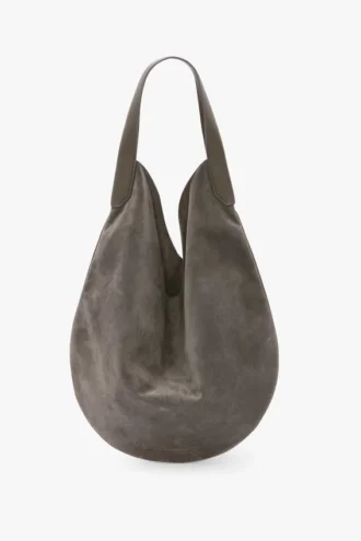 Sac hobo souple en plia, gris galet