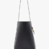 Sac seau Dia en cuir bleu marine Sac seau Dia en cuir bleu marine