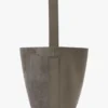 Sac seau Dia en cuir gris galet Sac seau Dia en cuir gris galet