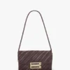 Sac Soft Dorian en cuir plissé bordeaux Sac Soft Dorian en cuir plissé bordeaux