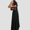Sac Soft Dorian en cuir plissé bordeaux Sac Soft Dorian en cuir plissé bordeaux