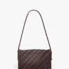 Sac Soft Dorian en cuir plissé bordeaux Sac Soft Dorian en cuir plissé bordeaux