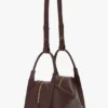 Sac Victoria Plié en cuir bordeaux Sac Victoria Plié en cuir bordeaux
