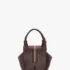 Sac Victoria Plié en cuir bordeaux Sac Victoria Plié en cuir bordeaux